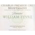 William Fevre Chablis Montmains Premier Cru 2017 Front Label