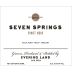 Evening Land Seven Springs Vineyard Pinot Noir 2022 Front Label