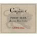 Capiaux Cellars Chimera Pinot Noir 2019 Front Label