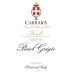 Carrara Pinot Grigio 2016 Front Label