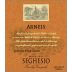 Seghesio Arneis 2015 Front Label