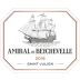 Chateau Beychevelle Amiral de Beychevelle 2019 Front Label