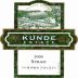 Kunde Syrah 2005 Front Label