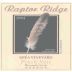 Raptor Ridge Shea Vineyard Pinot Noir 2004 Front Label