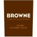 Browne Family Vineyards Malbec 2015 Front Label