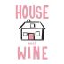 House Wine Rose (375ML Wine in a Can) Front Label