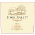 High Valley Zinfandel 2018 Front Label