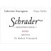 Schrader Monastery Block To Kalon Vineyard Cabernet Sauvignon 2021 Front Label