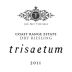 Trisaetum Coast Range Vineyard Dry Riesling 2011 Front Label