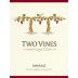 Two Vines Shiraz 2013 Front Label