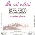 La Ca' Nova Montestefano Barbaresco 2019 Front Label
