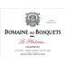 Domaine des Bosquets Gigondas Le Plateau 2020 Front Label