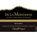 De La Montanya Winery Calandrelli Vineyard Malbec 2015 Front Label