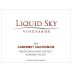 Liquid Sky Vineyards Liquid Sky Vineyards Moon Mountain District Cabernet Sauvignon 2012 Front Label