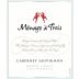 Menage a Trois Cabernet Sauvignon 2016 Front Label