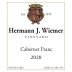 Hermann J. Wiemer Cabernet Franc 2020 Front Label
