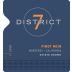 District 7 Pinot Noir 2018 Front Label
