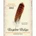 Raptor Ridge Meredith Mitchell Vineyard Pinot Noir 2012 Front Label