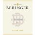 Beringer Clear Lake Zinfandel 2012 Front Label