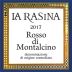 La Rasina Rosso di Montalcino 2017 Front Label
