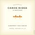 Canoe Ridge Reserve Cabernet Sauvignon 2016 Front Label