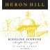 Heron Hill Winery Ingle Vineyard Icewine Riesling 2013 Front Label