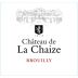 Chateau de la Chaize Brouilly 2019 Front Label