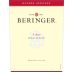 Beringer 3 Acre Red 2012 Front Label
