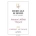 Heritage School Vineyards Missiaen's Hillside Vineyard Cabernet Sauvignon 2014 Front Label