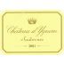 Chateau d'Yquem Sauternes (3 Liter Bottle) 2001 Front Label