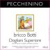 Pecchenino Bricco Botti Dogliani Superiore Dolcetto 2019 Front Label