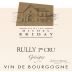 Michel Briday Rully Gresigny Premier Cru 2019 Front Label