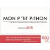 Domaine Olivier Pithon P'tit Pithon 2018 Front Label