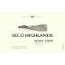 Kendall-Jackson Seco Highlands Pinot Noir 2005 Front Label