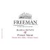 Freeman Gloria Estate Pinot Noir 2015 Front Label