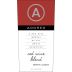 Adored Red Wine Blend 2013 Front Label