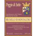 Poggio di Sotto Brunello di Montalcino 2017 Front Label