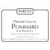 Domaine Parent Pommard Les Epenots Premier Cru 2018 Front Label