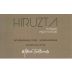 Hiruzta Txakoli Brut Nature 2016 Front Label