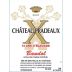Chateau Pradeaux Bandol Rouge 2007 Front Label