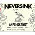 Neversink Apple Brandy Front Label