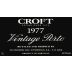 Croft Vintage Port 1977 Front Label