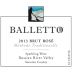 Balletto Winery Brut Rose 2013 Front Label
