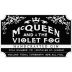 McQueen and the Violet Fog Gin Front Label