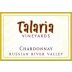 Talaria Vineyards Chardonnay 2014 Front Label