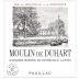 Chateau Duhart-Milon Moulin de Duhart 2013 Front Label