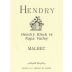 Hendry Block 14 Malbec 2013 Front Label