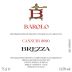 Brezza Barolo Cannubi 2020 Front Label