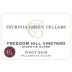 Patricia Green Freedom Hill Vineyard Dijon 115 Clone Pinot Noir 2015 Front Label