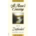 St. Anne's Crossing Old Vine Zinfandel 2015 Front Label